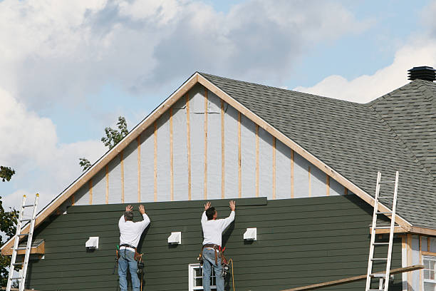 Professional Siding Contractor technician working in York New Salem, PA